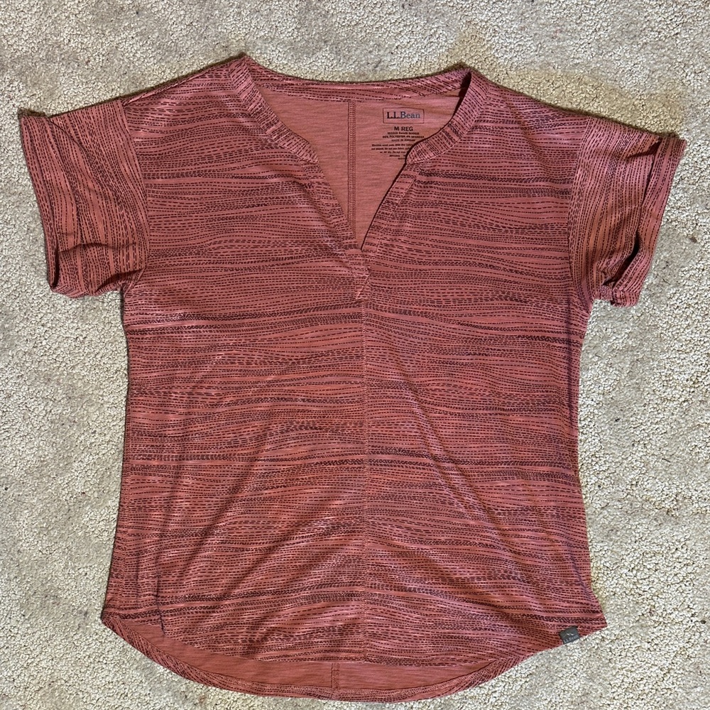 L.L. Bean Women's Split Neck Top